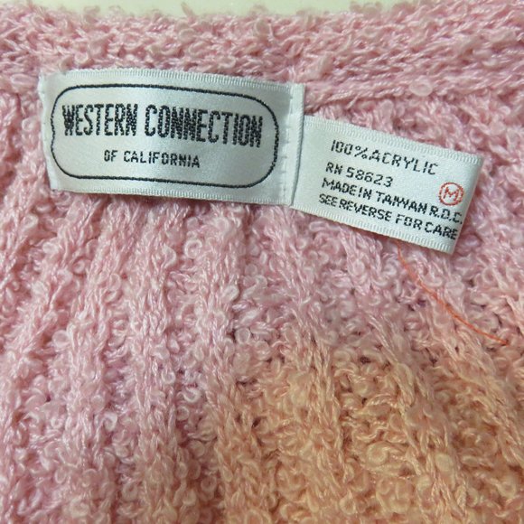 VINTAGE CARDIGAN/WESTERN CONNECTION OF CA/SIZE MED - Picture 6 of 6